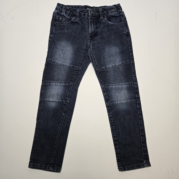 Boys DKNY Textured Dark Wash Adjustable Waist Size 7 - Picture 1 of 7